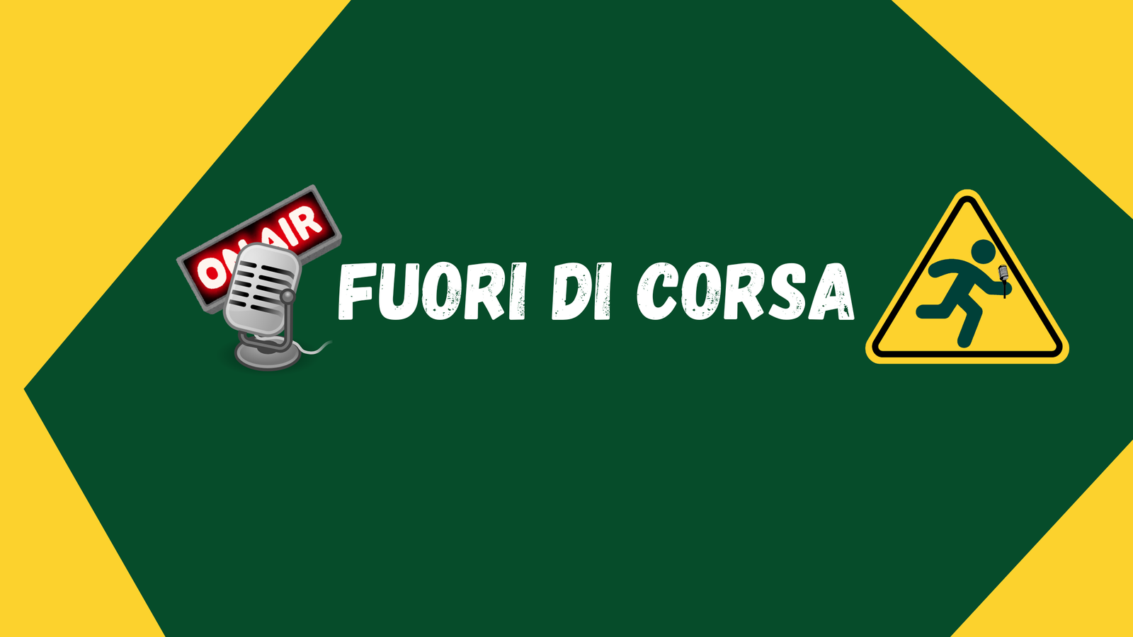 Banner YT ampio Copertina ufficiale Podcast Fuori di corsa